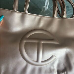 Telfar Metallic Bronze Tote